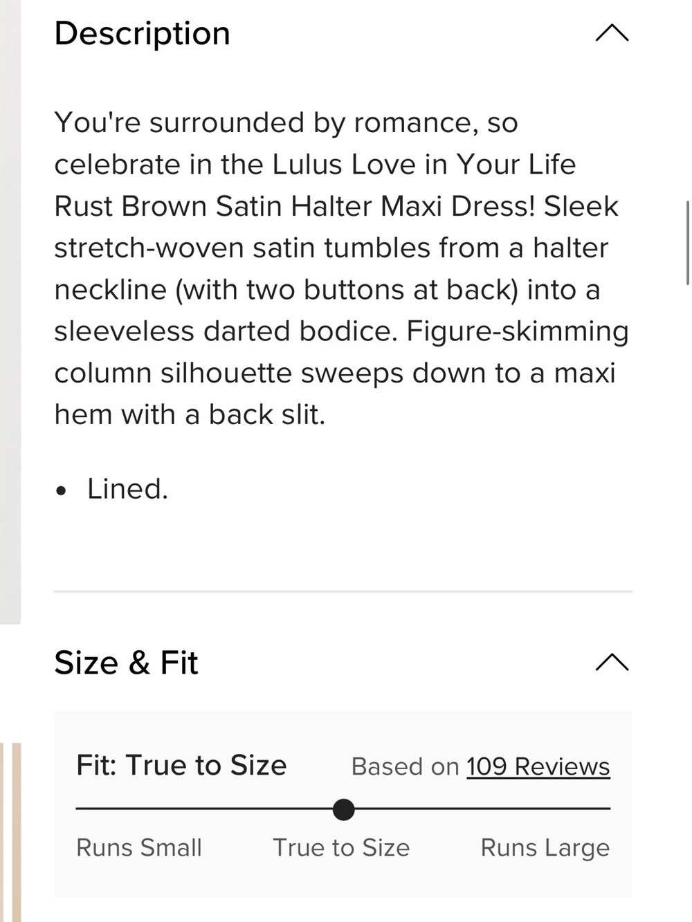 Lulus Love In Your Life Rust Brown Satin Halter Back Slit Backless Maxi Dress - Picture 11 of 13